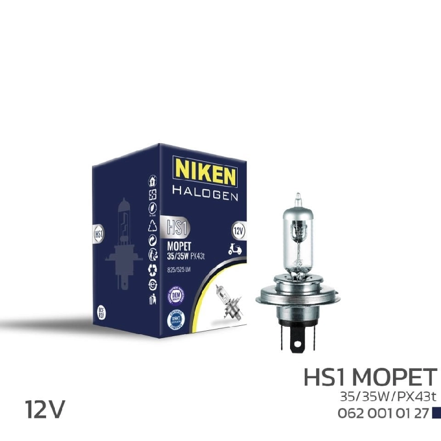 Ampul HS1 12V 35, 35W P43T Motorsiklet | OEM 0620010127