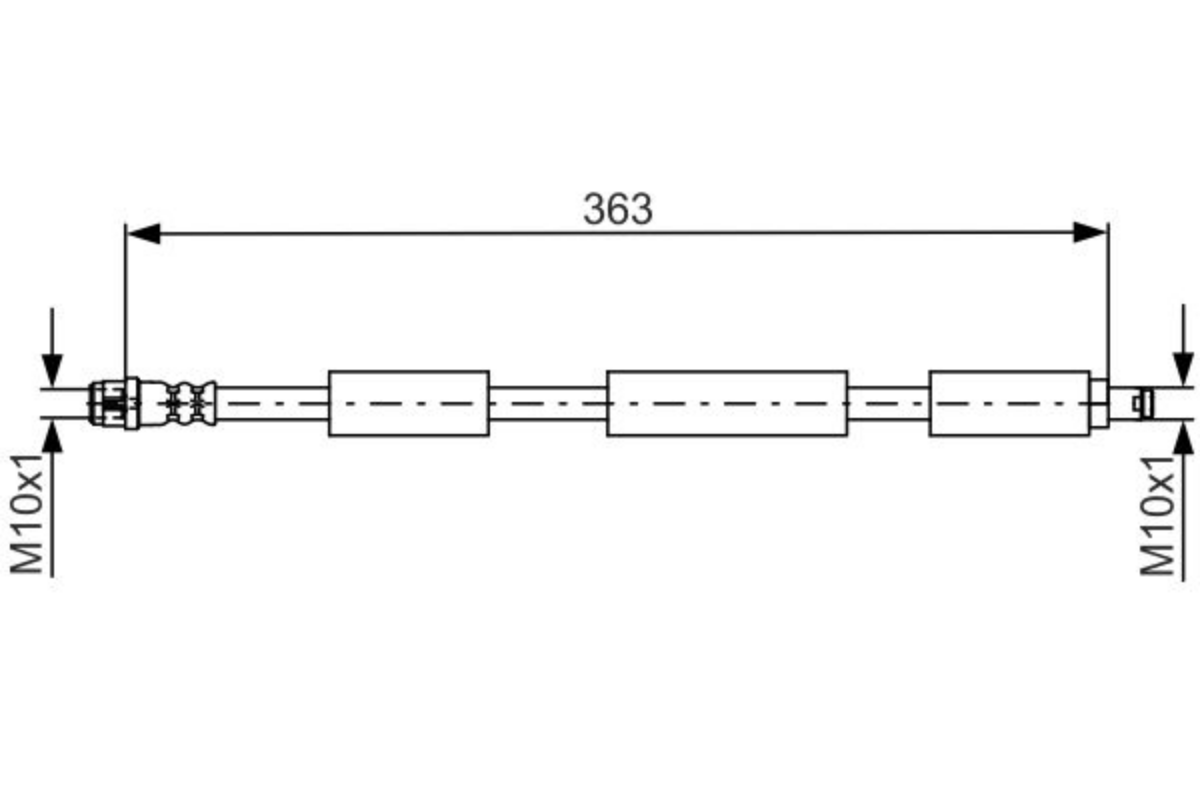 Fren Hortumu Ön W205, W213 | OEM 205 420 02 48