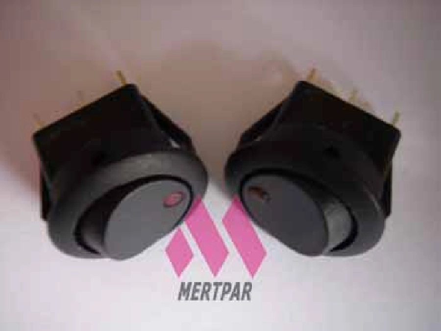 Anahtar LED'li Tuş Yuvası Mini Kırmızı | OEM 11-023