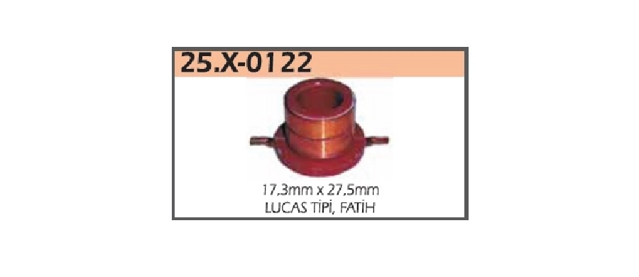 Rotor Bakırı Lucas Tip, Fatih, 17.3MM X 27.5MM | OEM 25.X-0122