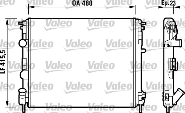 Motor Su Radyatoru Kangoo 1.4 1.5DCI Clio 1.5DCI 1.9DTI Logan 1.4 1.6MPI Thalia 1.4 1.6 | VALEO 732721 | OEM 8200033831 8200033831 8200343476 8200343476