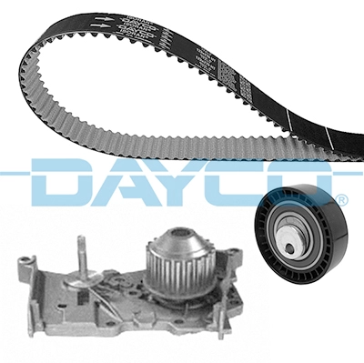 Eksantrik Rulman Kiti+Devirdaim Dokker Lodgy Logan Sandero 1,6 16V / 1,4 / 1,6MPI | DAYCO KTBWP7941 | OEM 210100753R 130C17480R 119A08413R