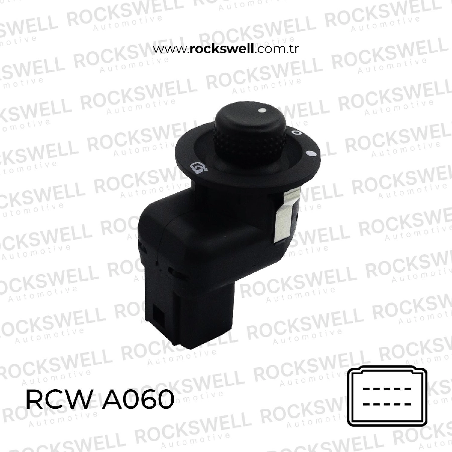 Dikiz Aynası (Katlanır) Ayar Düğmesi Clio 4-Captur-Modus Clio Captur Modus 8200676529 | OEM RCWA060