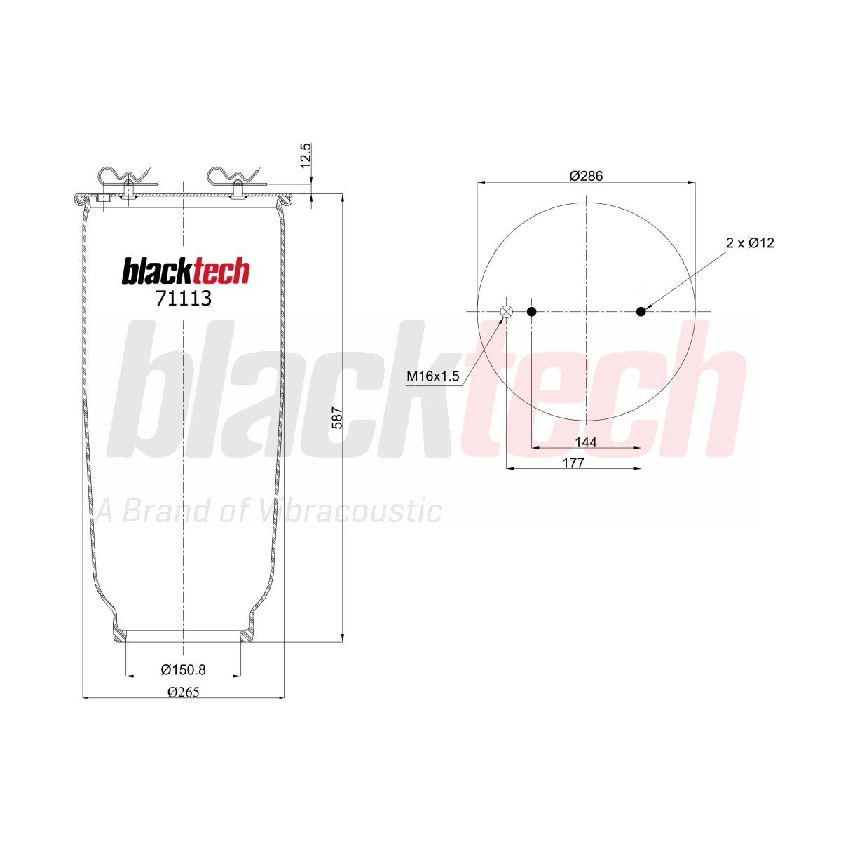 Körük Pistonsuz | OEM RML71113