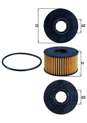 Yag Filtresi Mondeo III V184 2,0TDCI 90PS 00>07 Transit V184 2,4TDCI 120PS / 125PS 01>06 Transit V347 2,4TDCI 100PS / 120PS / 130PS 06>14 | MAHLE OX191D | OEM XS7Q 6744 AA 1088179 1088179