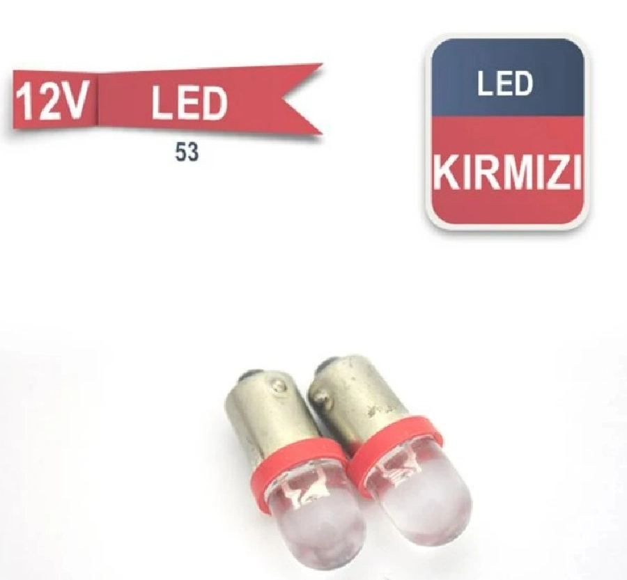 Ampul 12V LED 53 Park Kırmızı | OEM BR0404210