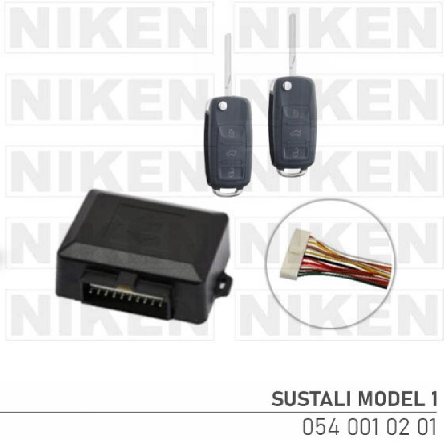 Uzaktan Kumanda Modül Aç, Kapa Sustalı AK12V (KÇ)**Uzun Kablo, Flaşör, Bagaj MODEL1 | OEM 0540010201