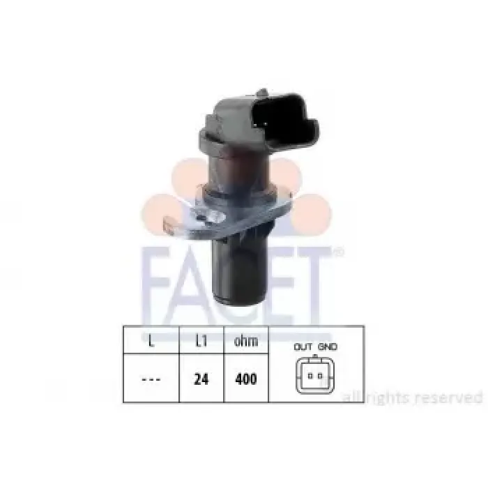 Krank Mili Hiz Sensoru Berlingo 2 Xsara 307 Partner 2 206 308 405 Ym C4 C4 2 DS4 Xsara 2 Partne | FACET 9.0305 | OEM 19207P