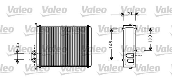 Kalorifer Radyatoru Volvo C70 | VALEO 812327 | OEM 9144221.0