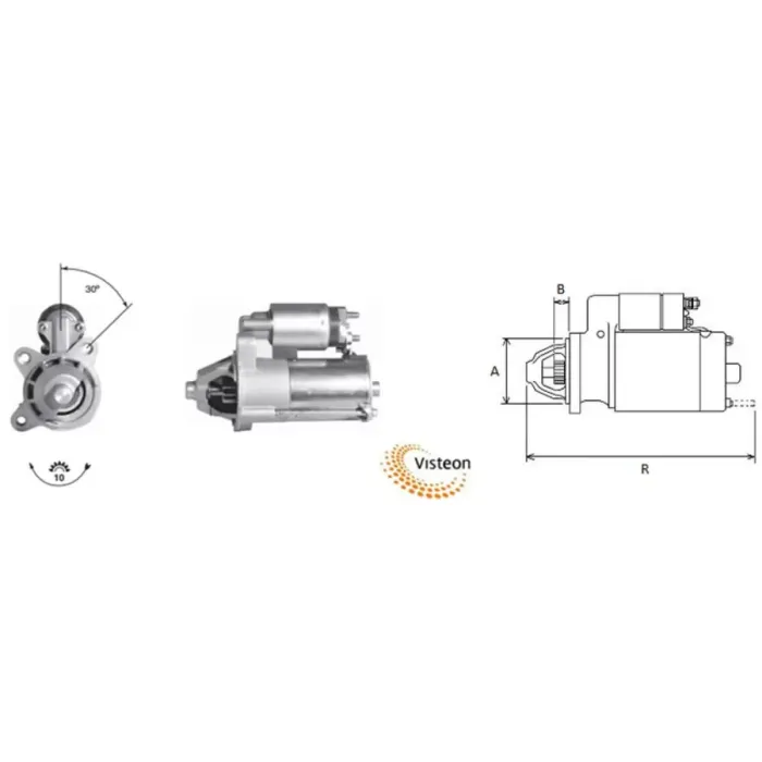 Mars Motoru 12V 1,4W 10DIS Connect 1,8TDCI 75PS 02>13 | VISTEON 20-100-01034 | OEM 2T14 11000 BC 1477973