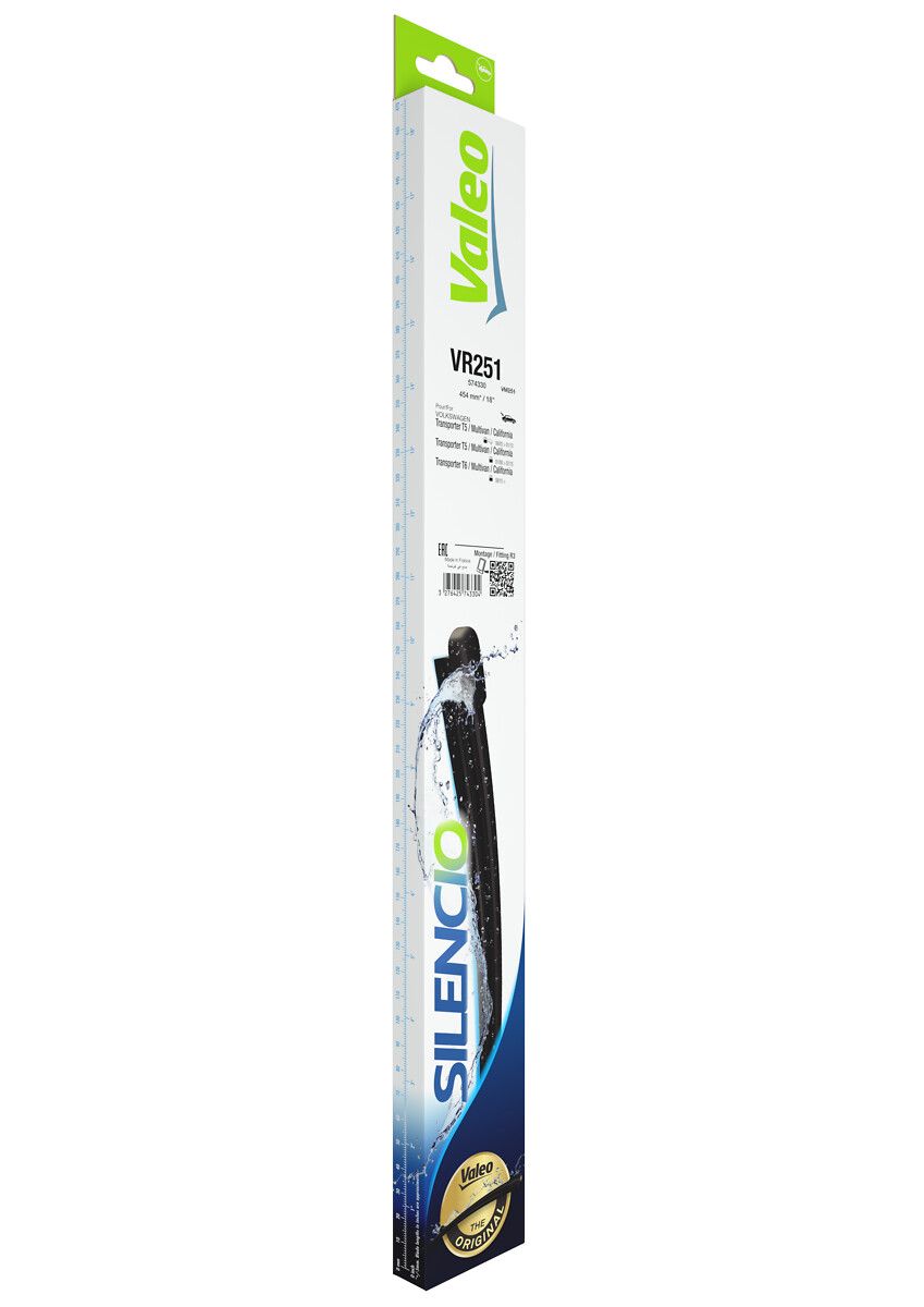 Silecek Supurgesi Arka Flat Blade (X1) 455MM Transporter V | VALEO 574330 | OEM 7E0955425A 7E0955425A FBOE20 FBOE20