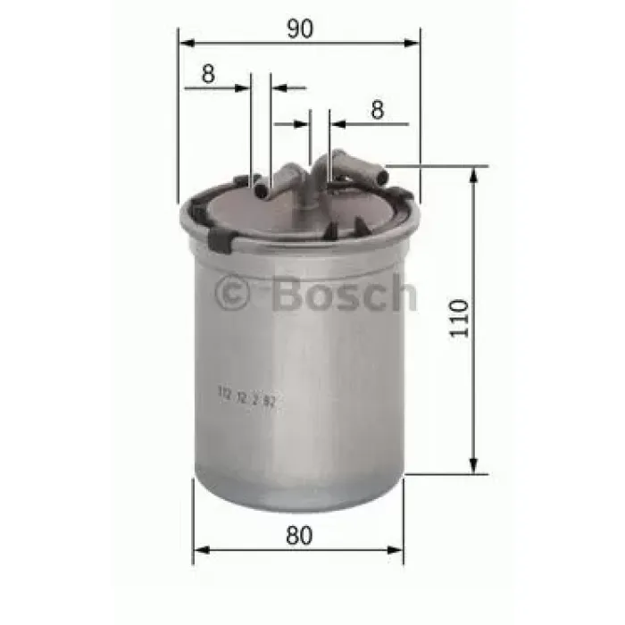 Yakit Filtresi (Mazot) Cordoba Ibiza IV V 02>09 Polo 05> Fabia 05>08 Roomster 1.4TDI 1.6TDI 1.9TDI | BOSCH 0450906500 | OEM 6Q0127400F 6Q0127400F 6Q0127401F 6Q0127401F