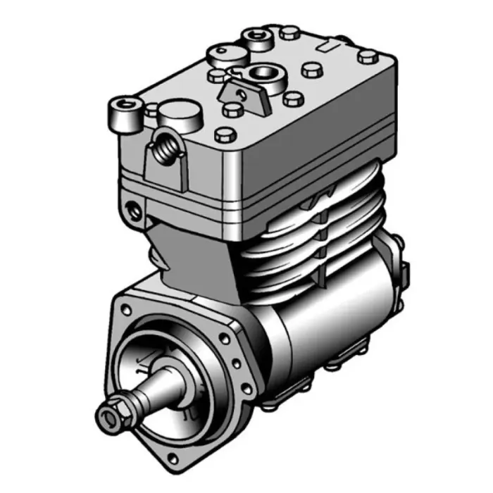 Hava Kompresoru Komple Çift Kafa - Ford Cargo / 1835-3235 (LK4958) | KNORR K094132N00 | OEM 7C46 2875 AD 7C46 2875 AE