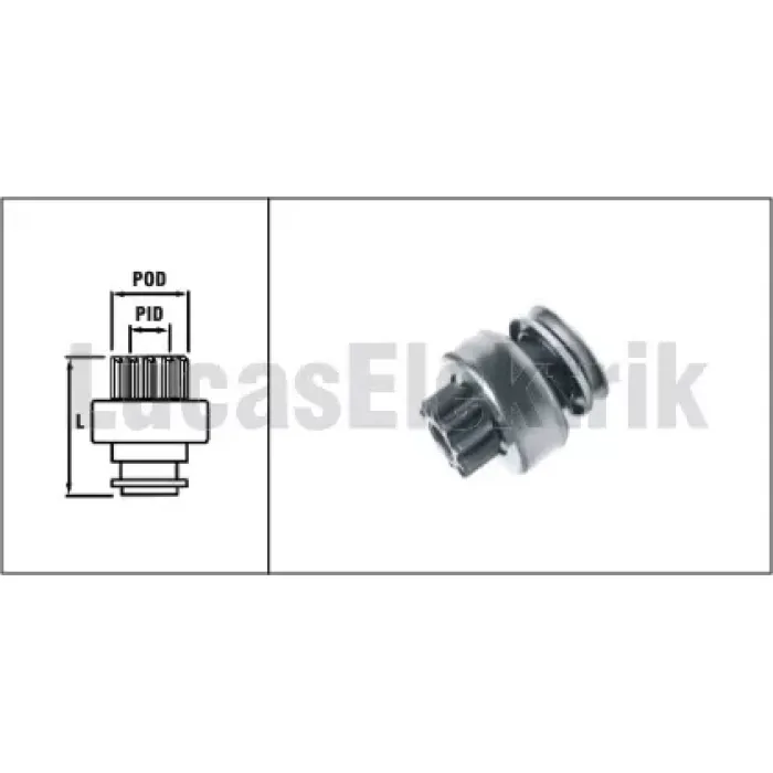 Mars Dislisi Bosch Tip 10 Dis Peugeot 307 Berlingo Partner 1.9D 2.0 Hdi (15601) | LUCAS SDR1114