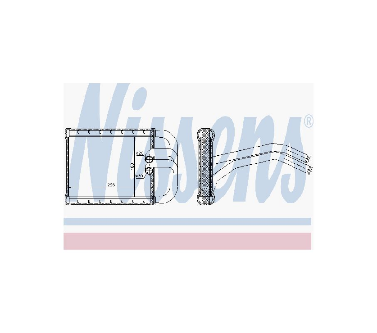 Kalorifer Radyatörü Vw T5 03- 8Fh 351 315-351 | OEM 7L0.819.031