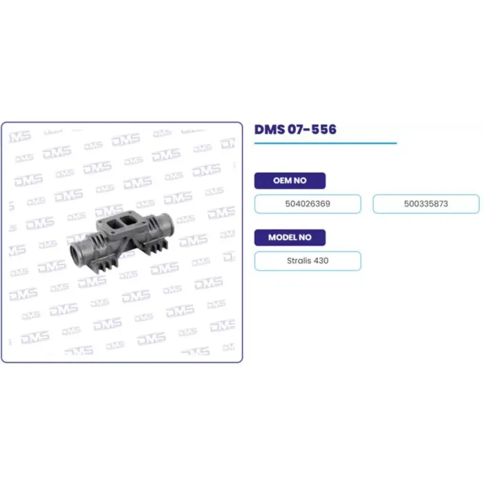 Egzoz Manifoldu (Orta) - Iveco / Stralis 430 | DEMOSAN 07-556 | OEM 504026369-500335873
