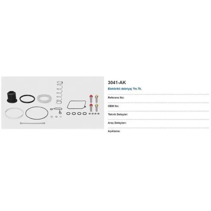 Elektrikli Havali Debriyaj Merkezi Tamir Takimi Mercedes Axor 1840 Otomatik Sanziman | MAY 3041-AK | OEM 9701500010-0002500562