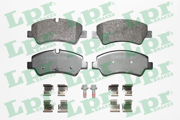 Arka Fren Balatasi Transit Custom V362-V363 12> (Arka Tek Teker) | LPR 05P1787 | OEM BK21 2M008 AC 1840037