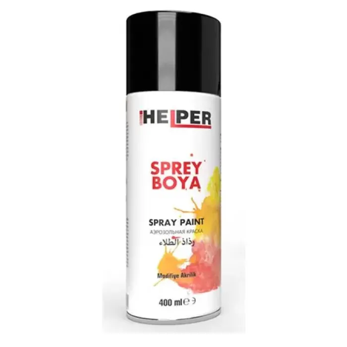 Helper Sprey Boya Ral-9005 Parlak Siyah 400 Ml | MXS HLP191006