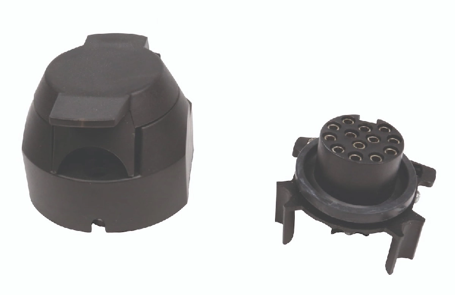 13 Lü Avrupa Tip Plastik Römork Fişi Dişi 12V | OEM 70280