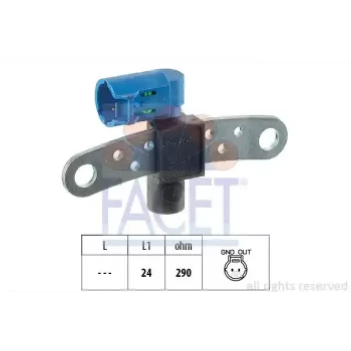 Krank Mili Sensoru Eksantrik Logan Sandero Clio 2 3 Thalia Kangoo Megane 1 Scenic 1 1.2 1.4 1.5D | FACET 9.0540 | OEM 8200643171