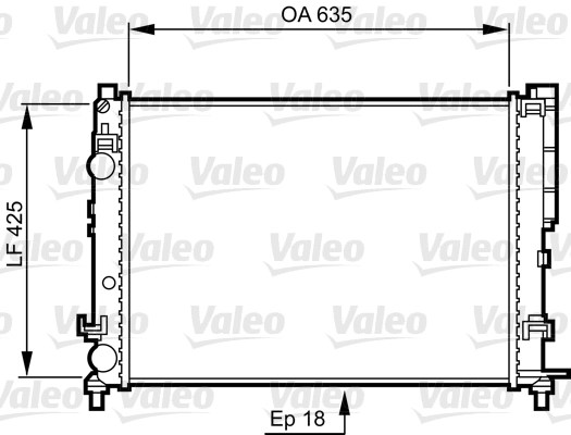 Motor Radyatoru Laguna 1,6 1,8 95>01 | VALEO 732544 | OEM 7701045345 7701045345 7701045410 7701049754 7701045410 7701049754