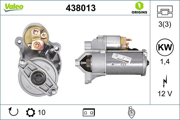 Mars Motoru 12V 10 Dis D7R24 Tata | VALEO 438013