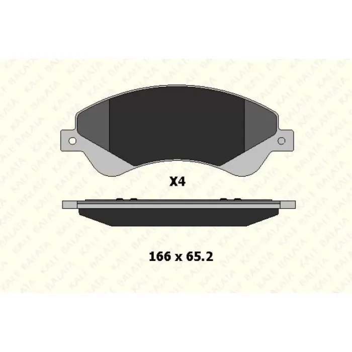 On Fren Balatasi Transit V347 06>14 (Onden Ceker) Fisli | KALE B 24485 188 04 ANS | OEM 6C11 2K021 BE 1721086