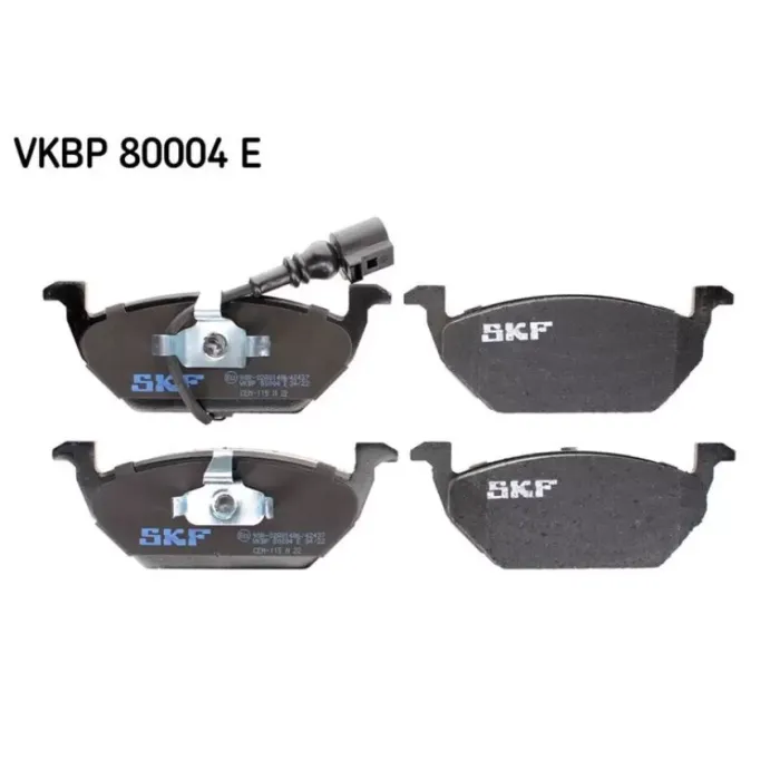Fren Balatasi On Caddy Golf 5 6 Jetta A3 Altea Leon Toledo Octavia 1.4 1.6 1.9 2.0TDI Tsi | SKF VKBP 80004 E | OEM 1J0698151E 1J0698151G 1K0698151A