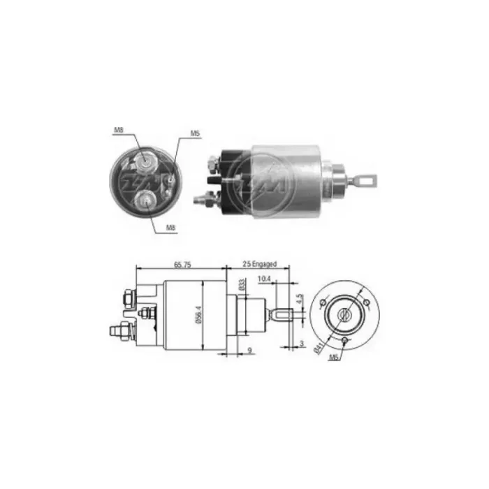 Mars Otomatigi 12V C3 Berlingo P106 P306 Partner Benzinli | ZM 0679 | OEM 583669 77364845