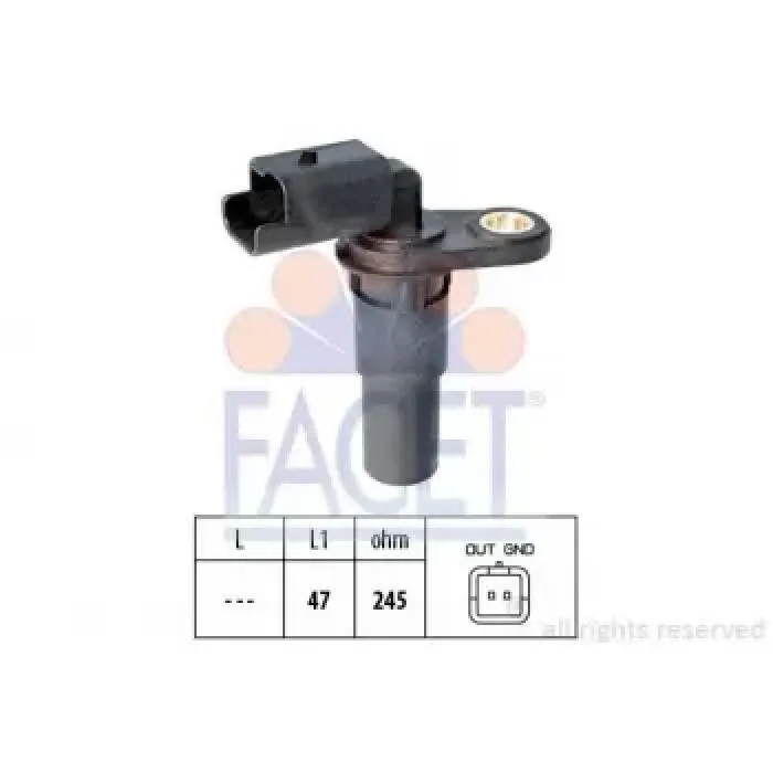 Krank Mili Sensoru Duster-Clio 3-Megane 3-Scenic 3 1,6 16V | FACET 9.0536 | OEM 8200412638