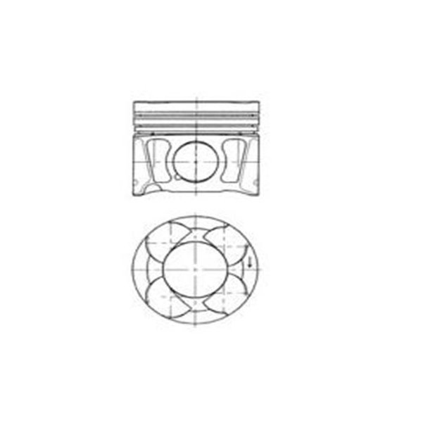 Motor Piston Segman B 20 Dth Euro 6 / Insignia 2.0 A-B, Zafira Tourer C 83 | YENMAK 31-30256-000 | OEM 87-73448