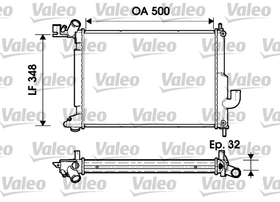 Motor Su Radyatoru X20DTH Y20DTH Vectra B 96> | VALEO 732349 | OEM 1300178 1300178 52479093 52479093