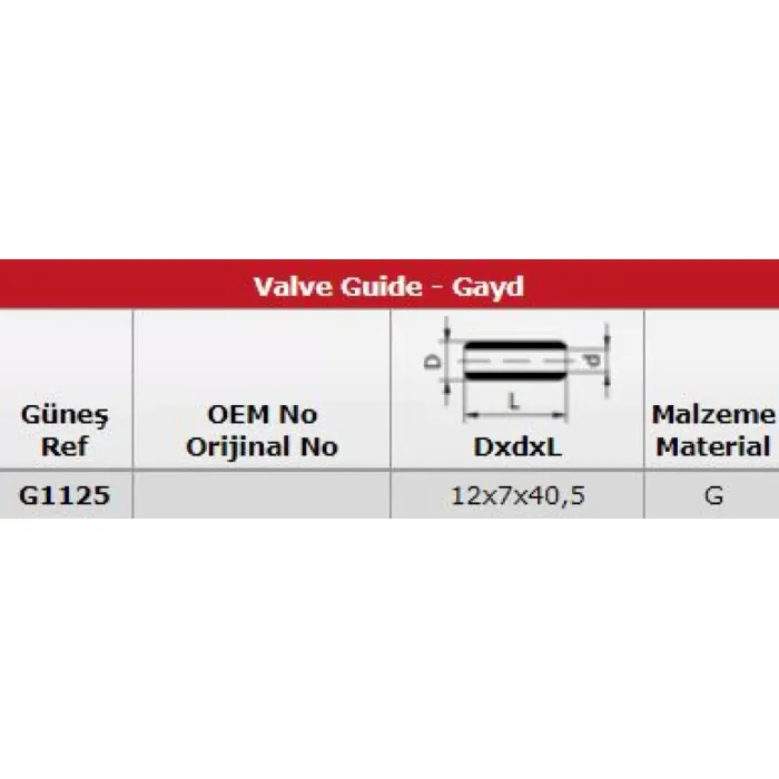 Subap Gaydi (In 8 Ex 4) Volt LT46 (8X4) | GUNES G1125