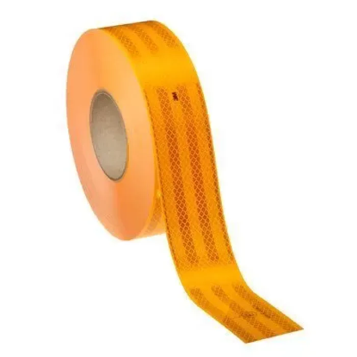 Reflektif Sari Duz Serit Sert Yuzeyler Icin (55MMX50M) 983-71 | PAKKENS 5710923704