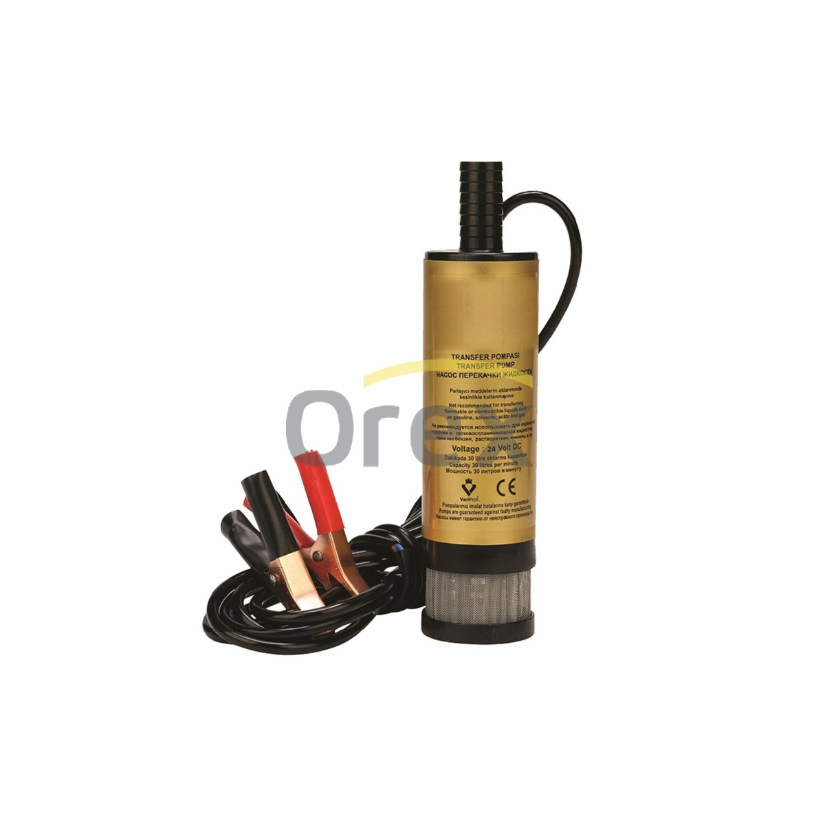 Mazot Aktarma Pompası Büyük Süzgeçli (24 Volt)