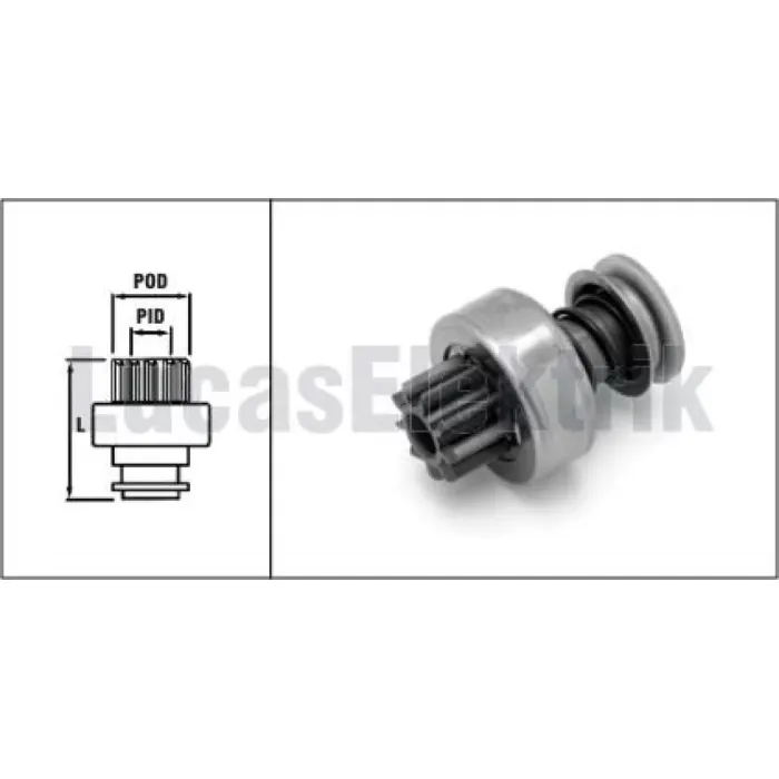 Mars Dislisi 9DIS (0105) Mercedes 302 Y,M, Mf | LUCAS SDR1006