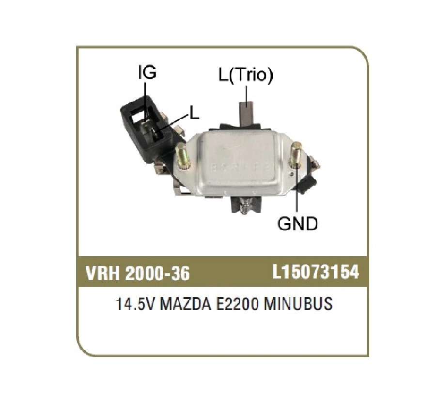 Konjektör Hitachi Tipi 12V. (14.5V) Mazda E 2200 Mınıbus (Komurlu) | OEM VRH2000-36