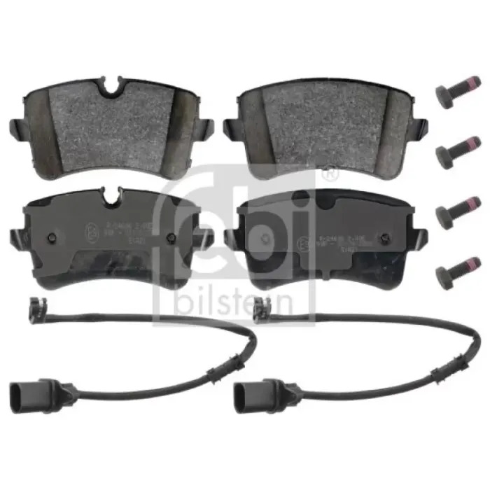 Arka Fren Balatasi A8 4H 3,0 Tfsi Quattro / 4,2 Fsi Quattro / 3,0 Tdi Quattro / 4,2 Tdi Quattro 11 / 09 1KW | FEBI 116017 | OEM 4H0698451A 4H0698451C 4H0698451K