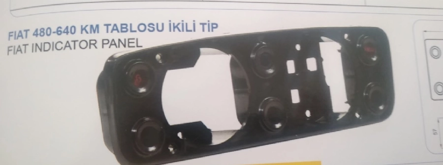 F 480-640 Eski Model Km Tablosu İkili Tip 4249629 | OEM 00017