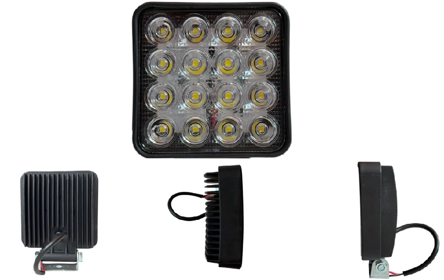 Çalışma Lambası 16 LED Kare Kalım 40MM 48W 10-30V | OEM 1042066