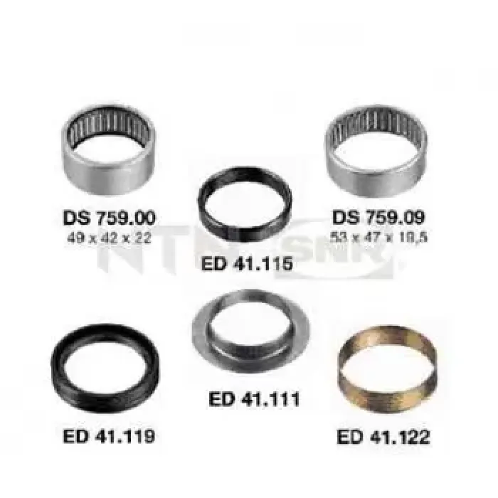 Torsiyon Tamir Takimi (Rulman Kiti) P306 Xsara (Tek Teker Icin) | SNR KS55908 | OEM 513145 513145 513263 513265 513263 513265